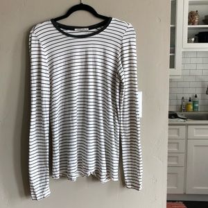 Marine Layer tulip back long sleeved shirt - M